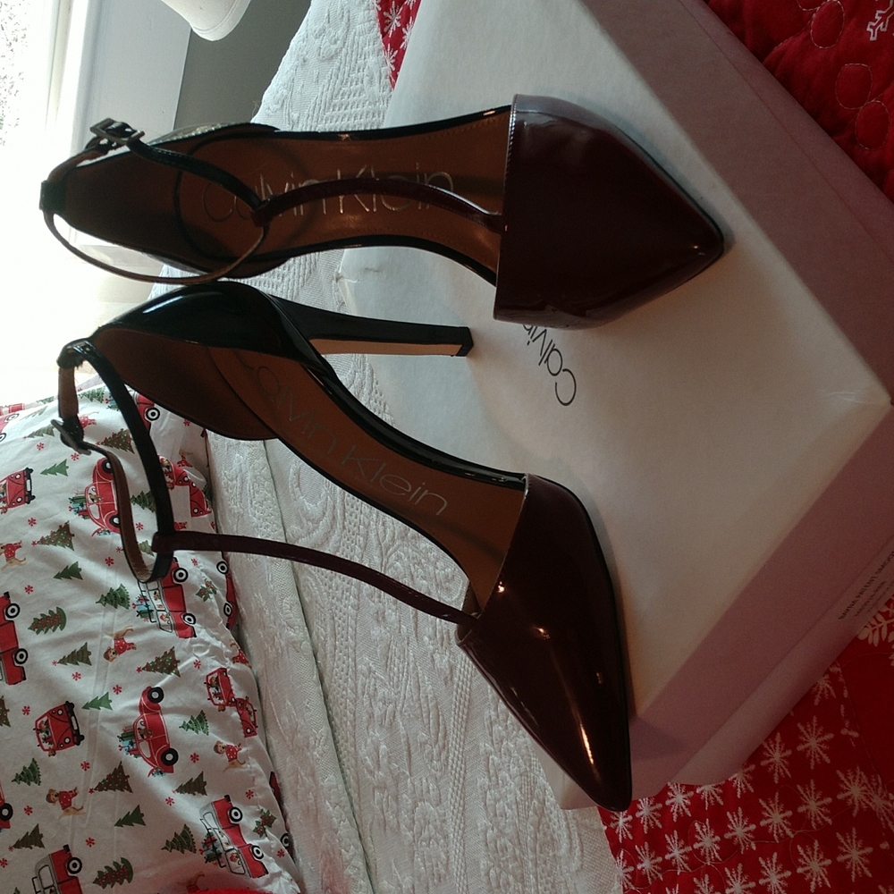 CALVIN KLEIN Bayna heels sz 10